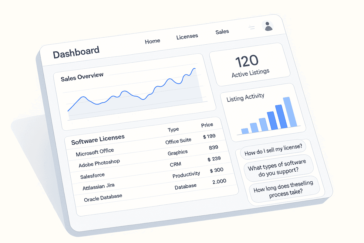 Software License Dashboard